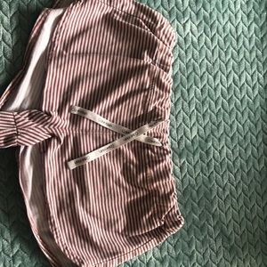 Calvin Klein stripes pajama shorts